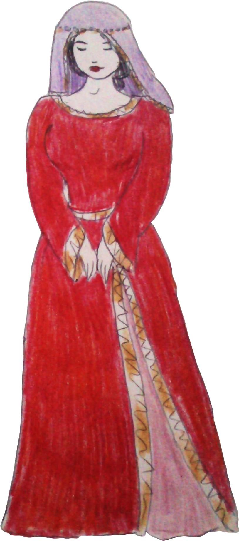 Parte - Fashion Illustration Clipart (1074x2207), Png Download