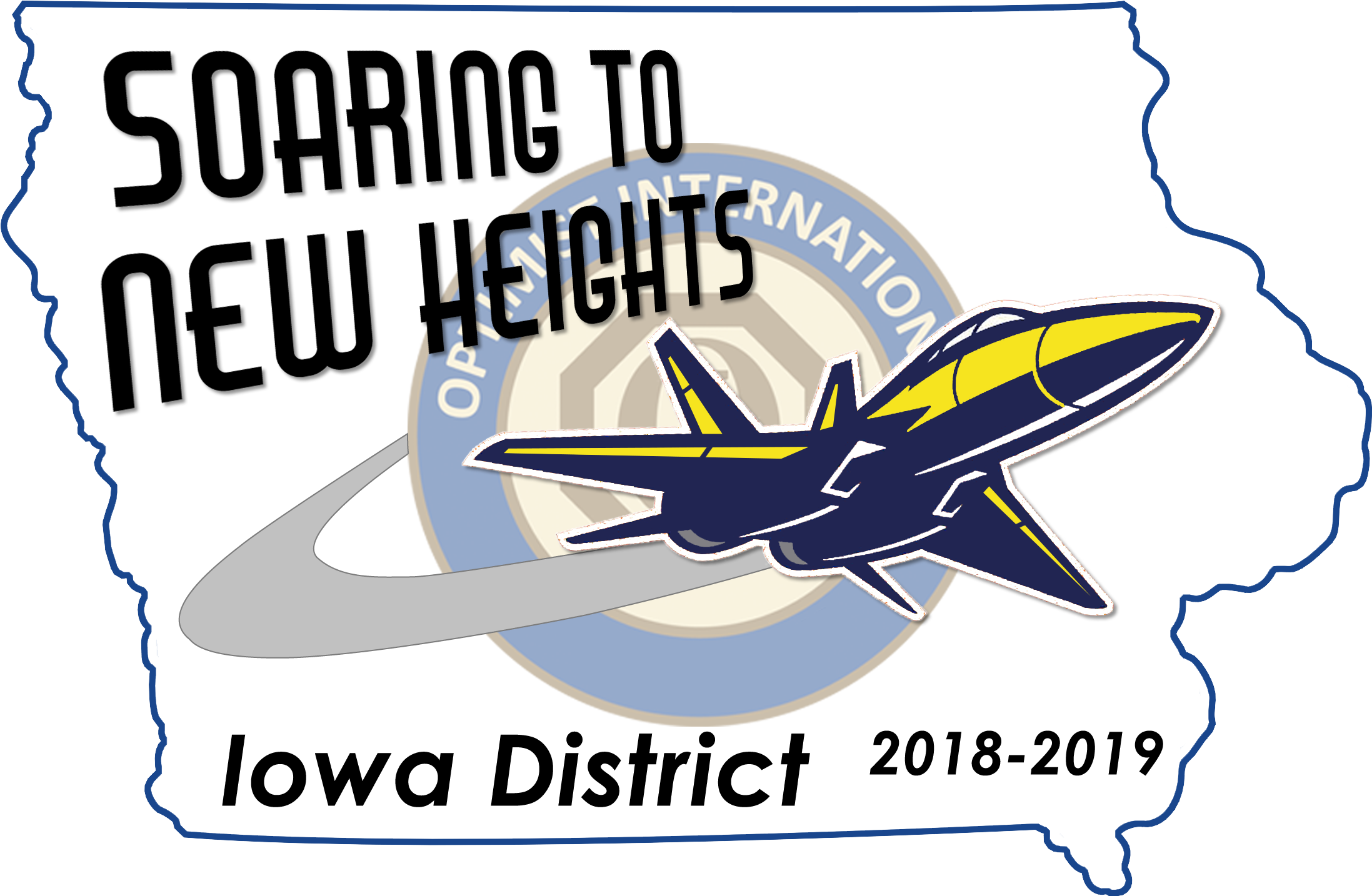 Iowa District Optimists Clipart (2550x1628), Png Download