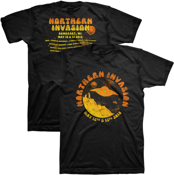 Northern Invasion Ufo Tee - T Shirt Clipart (600x600), Png Download