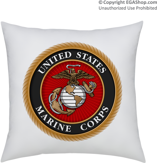Pillow Found At Egashop - Marine Corps Clipart (600x600), Png Download