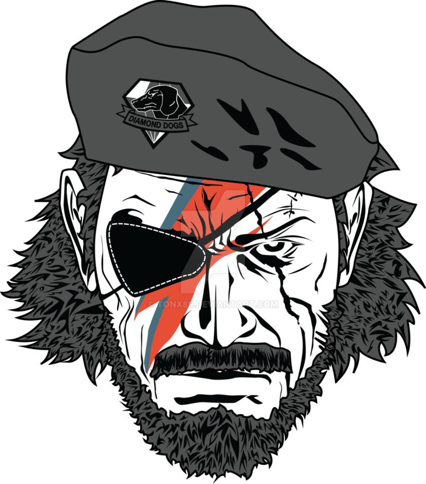 View Samegoogleiqdbsaucenao Biggy Starboss , - David Bowie Diamond Dogs Mgsv Clipart (839x953), Png Download