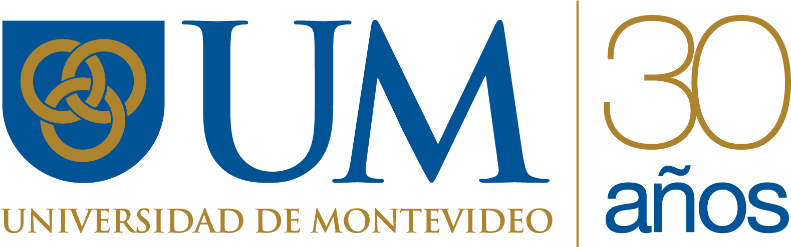 Um 30 Años Logo 01 - Universidad De Montevideo Clipart (1667x1250), Png Download