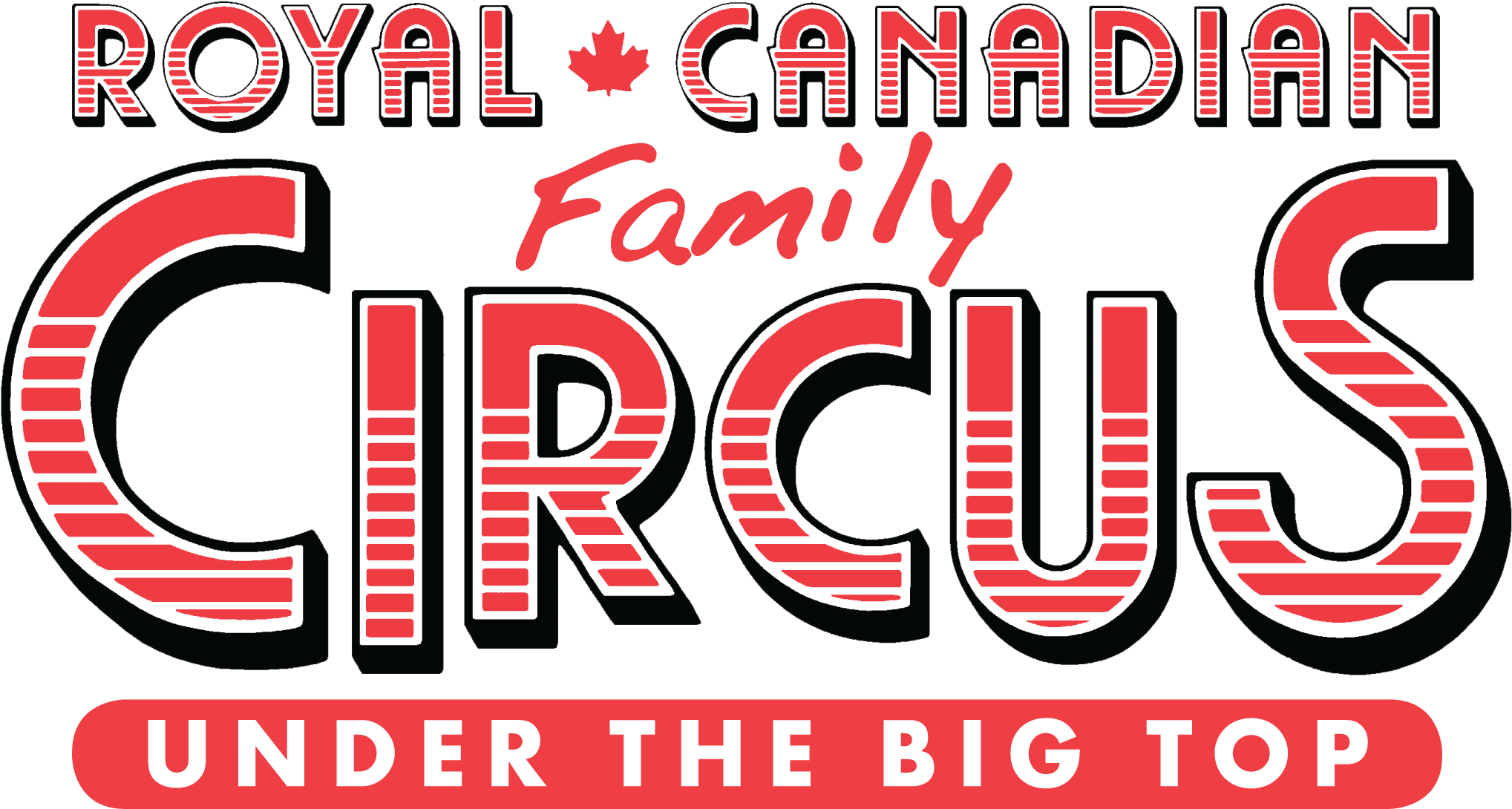 Royal Canadian Family Circus Logo - Canada Circo Toronto Clipart (2108x1146), Png Download