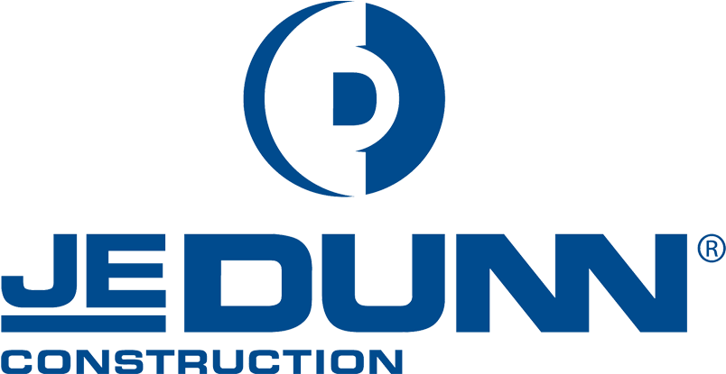 Je Dunn Logo Pms - Je Dunn Construction Logo Clipart (803x471), Png Download