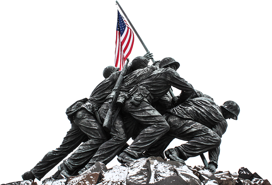 Marine Png Transparent Background - Marine Corps War Memorial Clipart (1000x614), Png Download