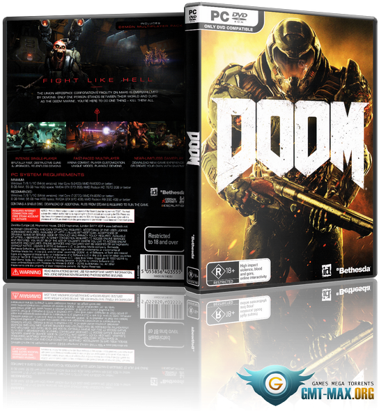 Doom 4 / Doom / Дум Dlc Clipart (543x596), Png Download
