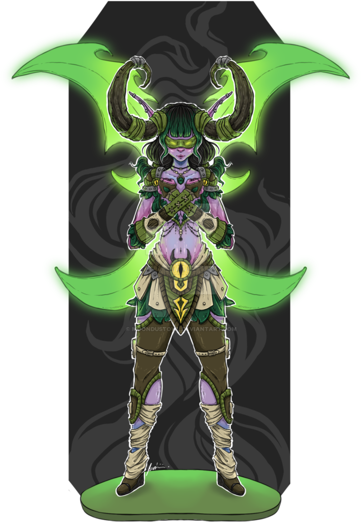 Demon Hunter - Illustration Clipart (724x1103), Png Download