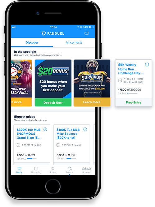 The Sheer Number Of Contests Available In The Lobby - Gridiron Pick Em Fanduel Clipart (499x664), Png Download