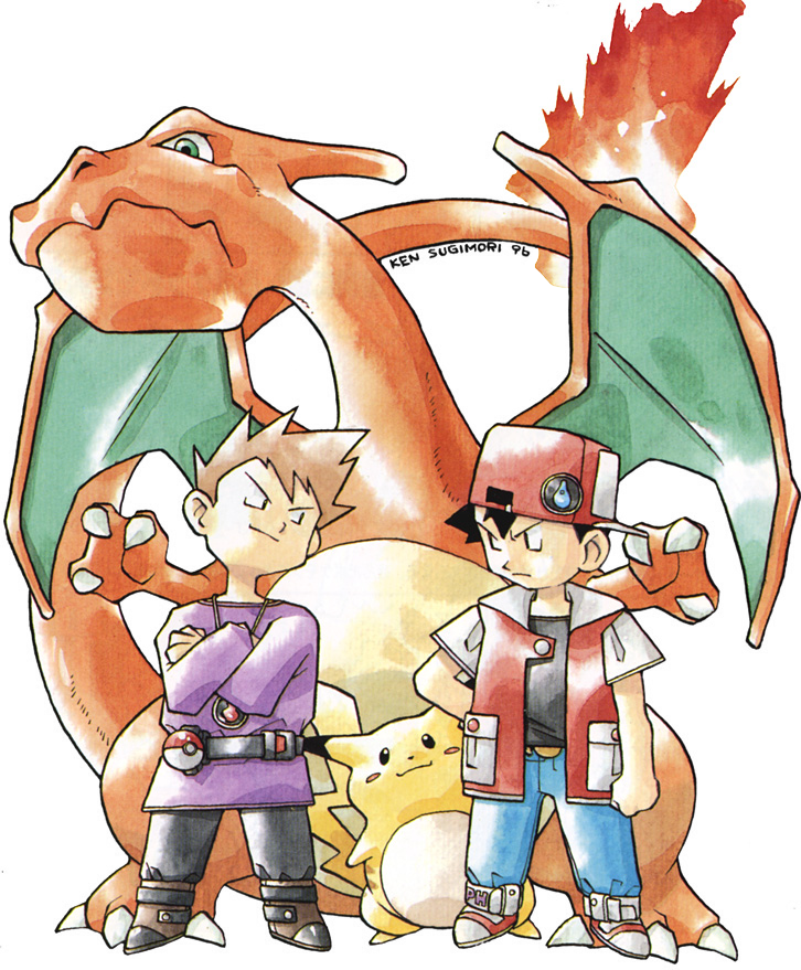 Earliest Examples Of Their Contrast - Ken Sugimori Old Art Clipart (726x879), Png Download