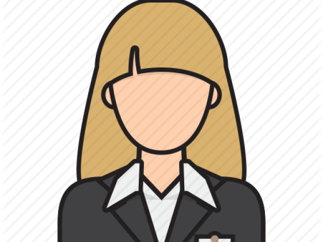 Airport Clipart Registration Counter - Receptionist Icon Clipart - Png Download (640x480), Png Download