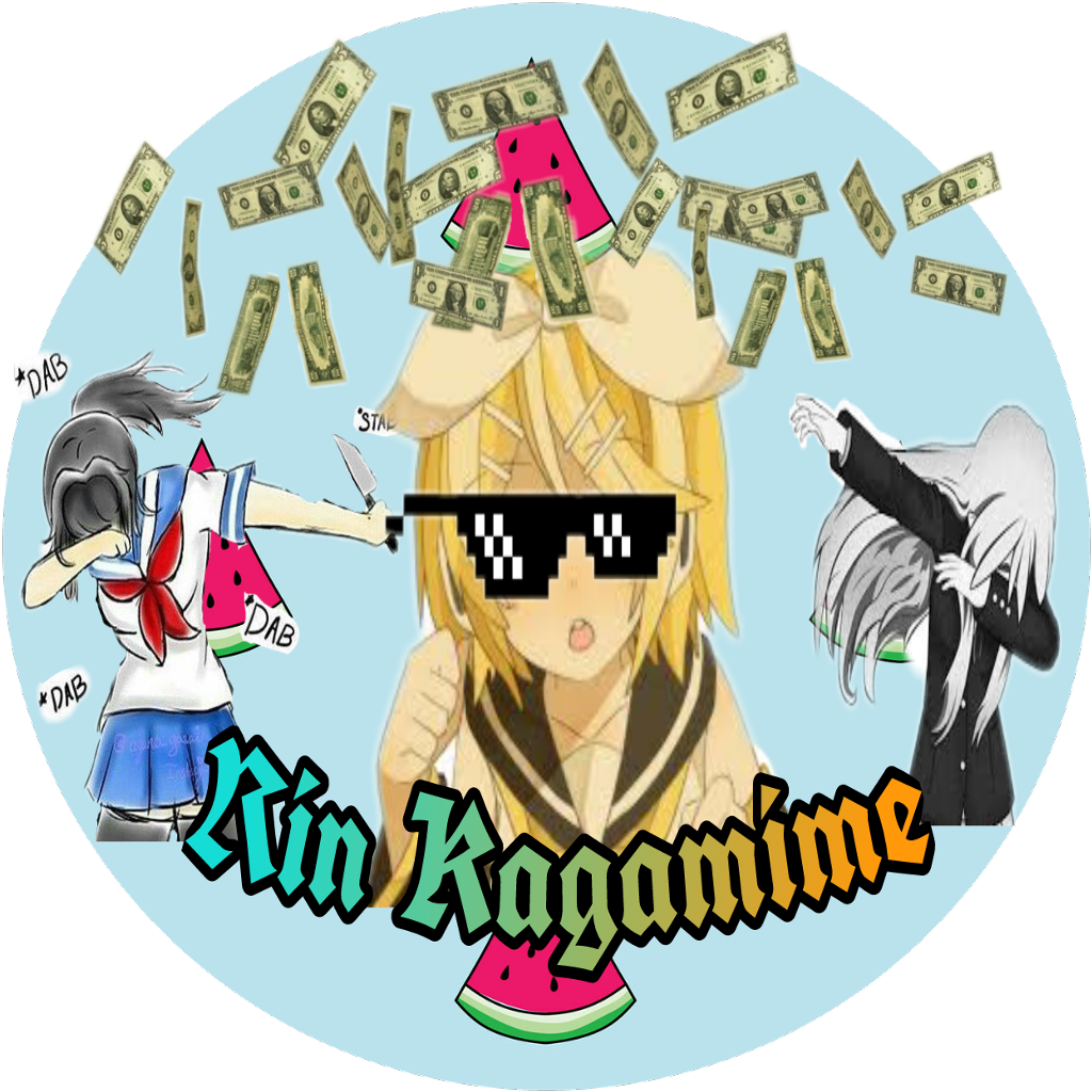#rin Kagamine - Cartoon Clipart (1024x1024), Png Download