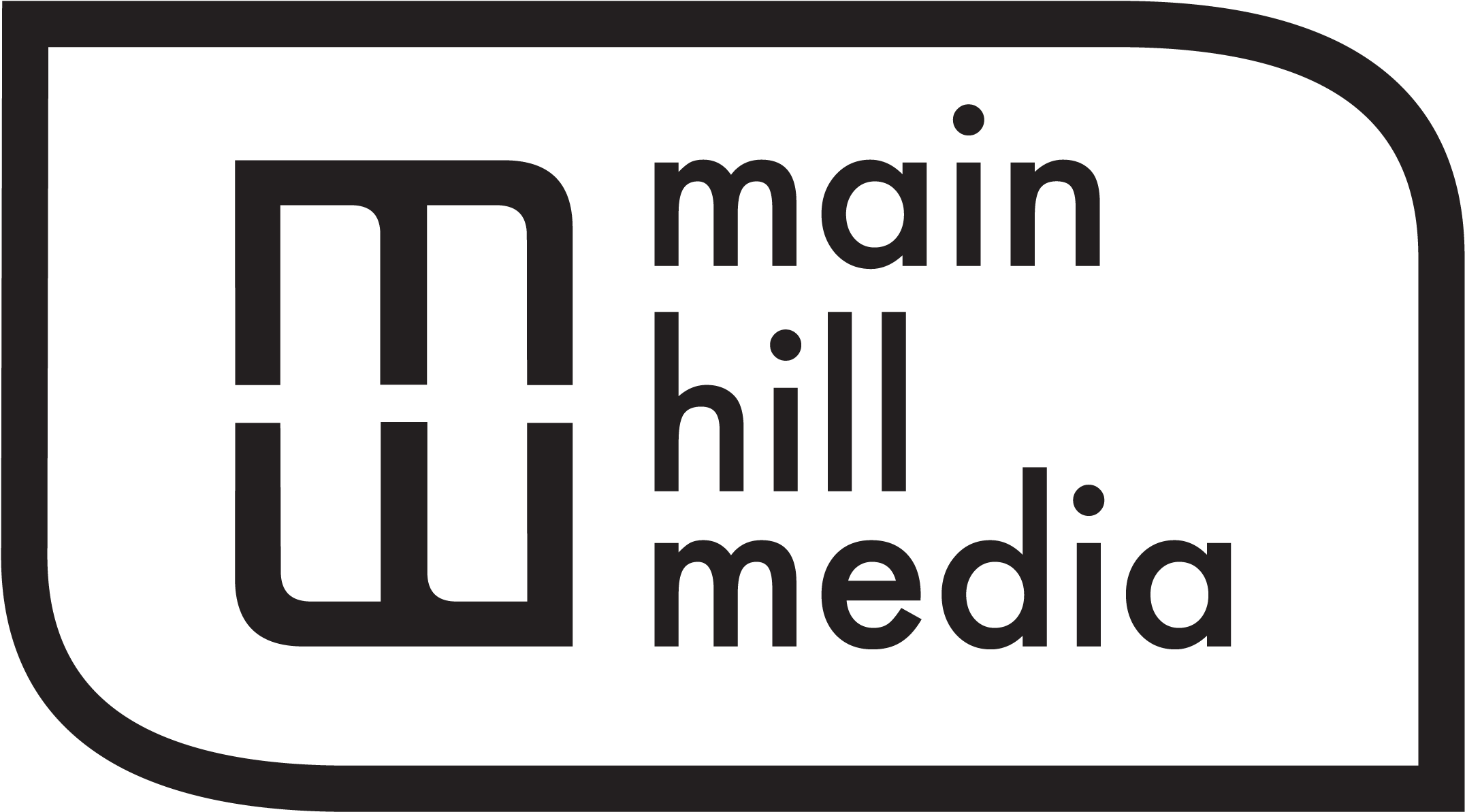 Main Hill Media - Poster Clipart (2483x1246), Png Download