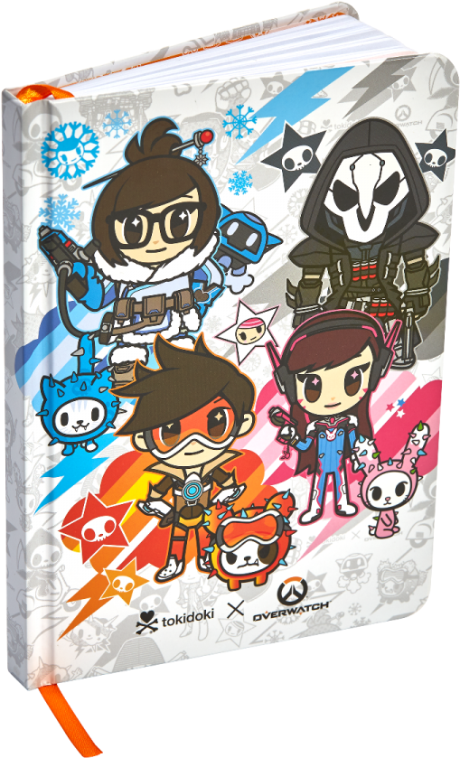 Tokidoki X Overwatch Notebook - Tokidoki X Overwatch Clipart (900x900), Png Download