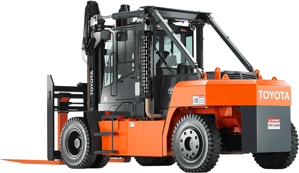 Internal Combustion Forklifts - 2018 Toyota Forklift Clipart (1000x603), Png Download