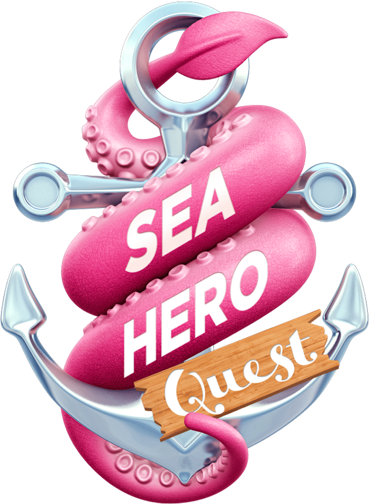 Advertising Meets Scientific Research In New Deutsche - Sea Hero Quest Logo Png Clipart (1200x1200), Png Download