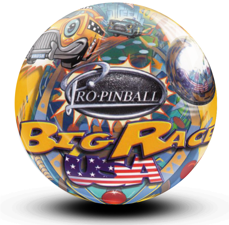 Pro Pinball Big Race Usa Clipart (750x750), Png Download