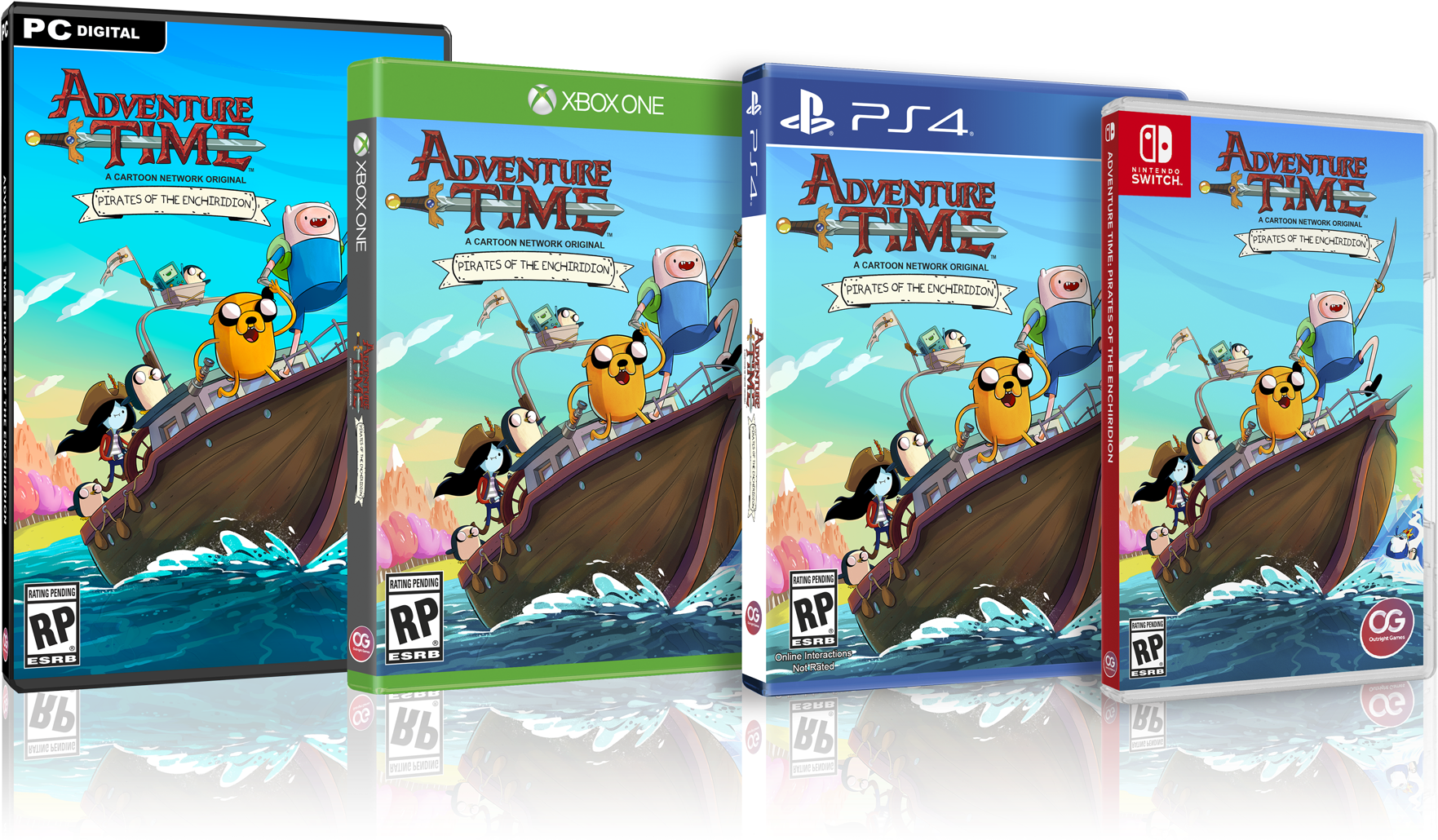 Adventure Time Pirates Of The Enchiridio Pkg By Jj - Adventure Time Ps4 2018 Clipart (2000x1167), Png Download