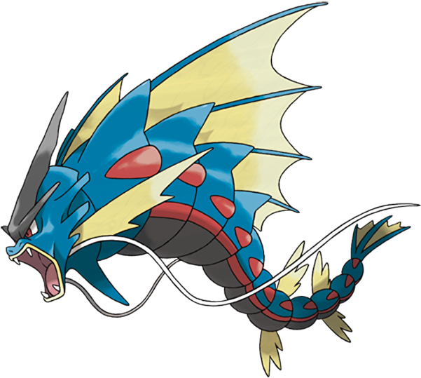 600px 130gyarados Mega - Pokemon Mega Evolution Gyarados Clipart (600x600), Png Download