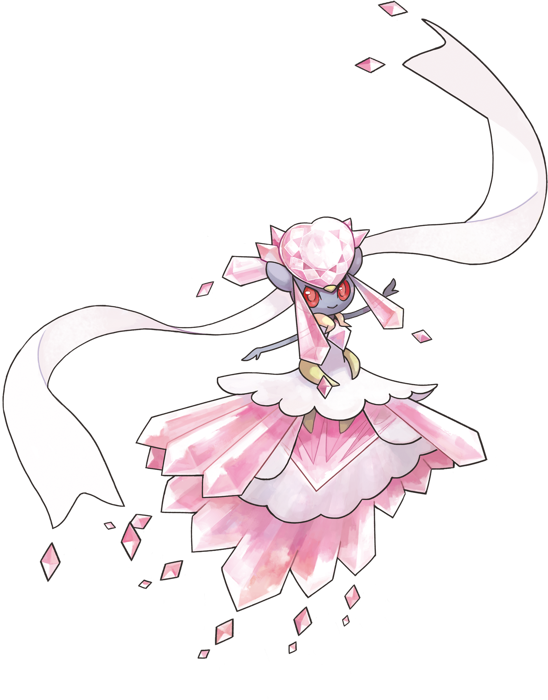 1402585274009 - Pokemon Mega Diancie Clipart (3509x2480), Png Download