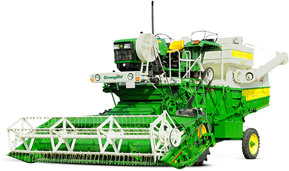 John Deere Tractor Harvester Clipart (564x564), Png Download