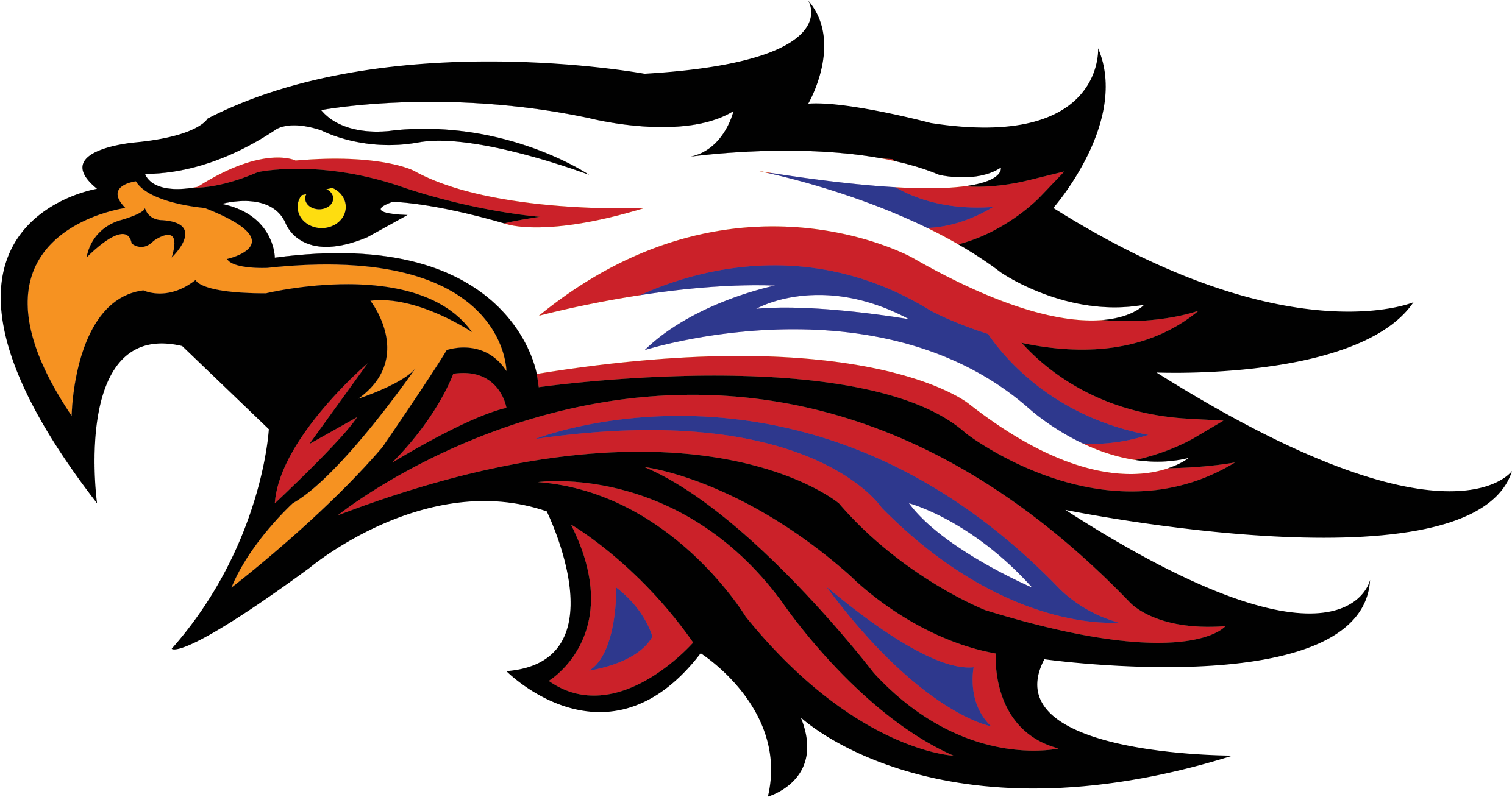 Freedom Elementary School - Fremont High School Firebirds Clipart (2513x1390), Png Download