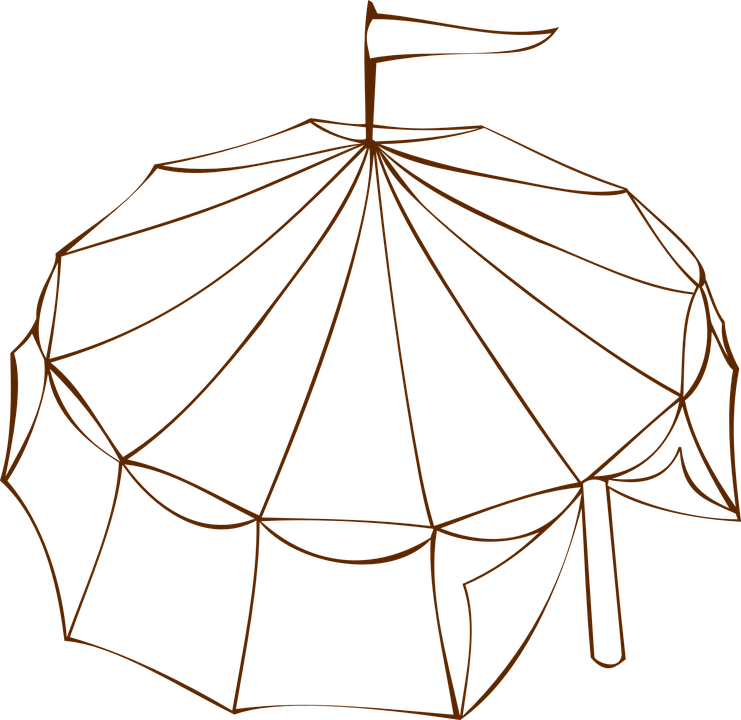 Tent, Flag, Circus, Entertainment, Carnival, Festival - Quote At The End Of The Greatest Showman Clipart (741x720), Png Download