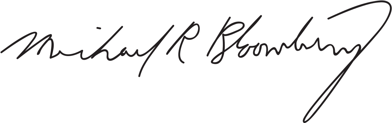 Michael Bloomberg Signature Clipart (1280x448), Png Download
