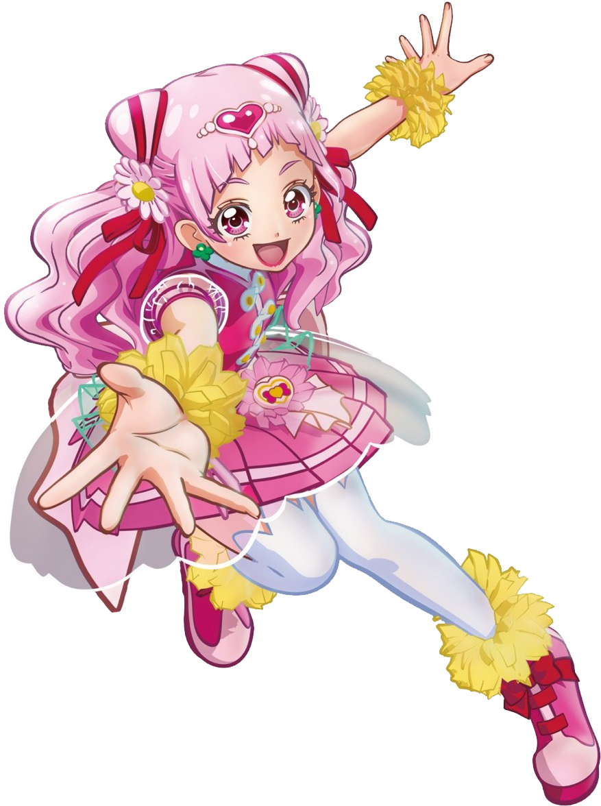 Cure Yell [all Stars Memories Render] By Ffprecurespain - Precure All Stars Memories Clipart (979x1280), Png Download