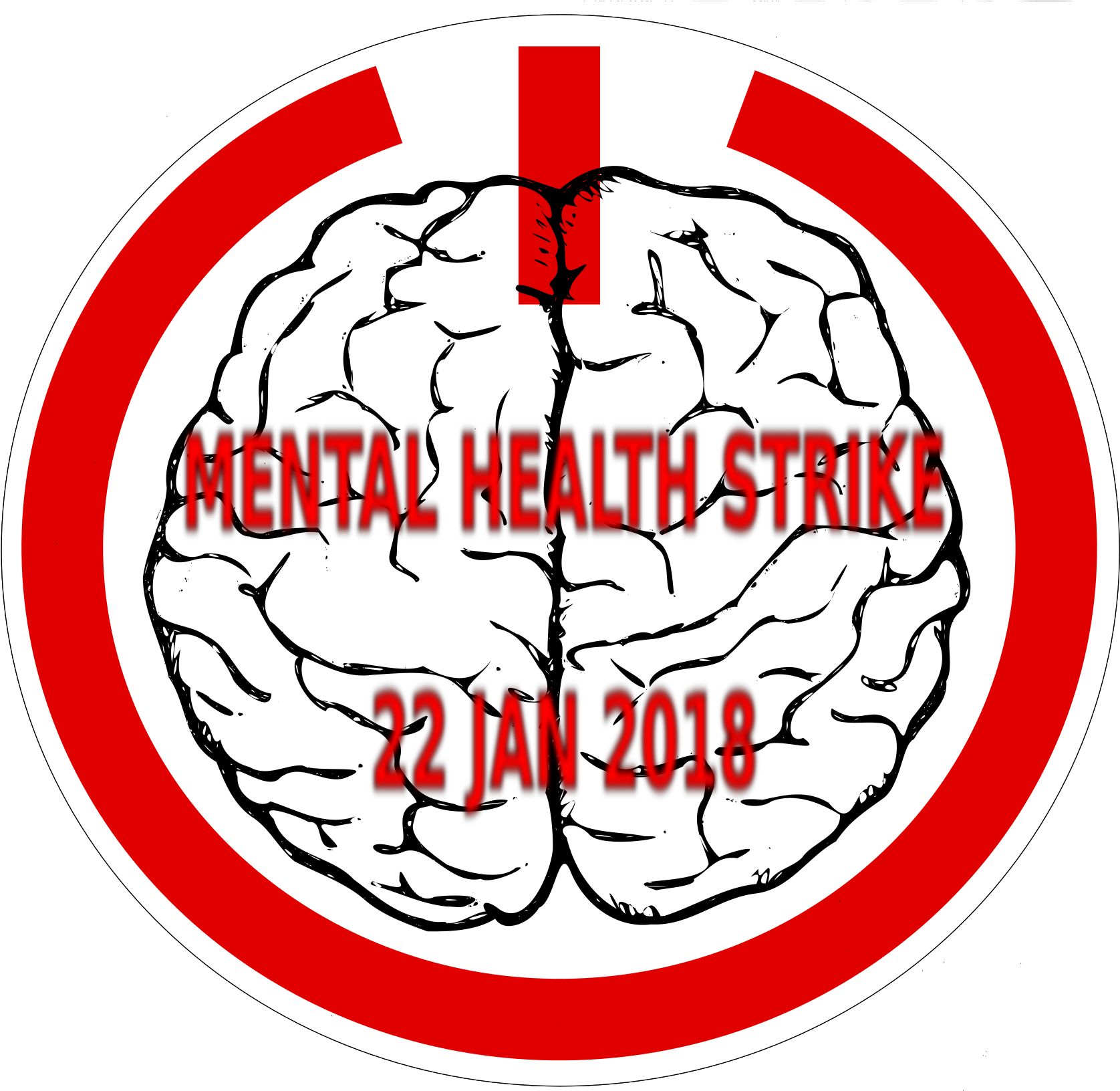The Mental Health Strike 22nd January 2018 The Retro - Emblem Clipart (2007x2043), Png Download