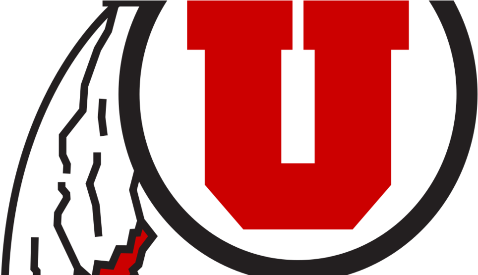 Utes Beat Western Kentucky, Head To Nit Championship - Black And White Utah Utes Logo Clipart (986x554), Png Download