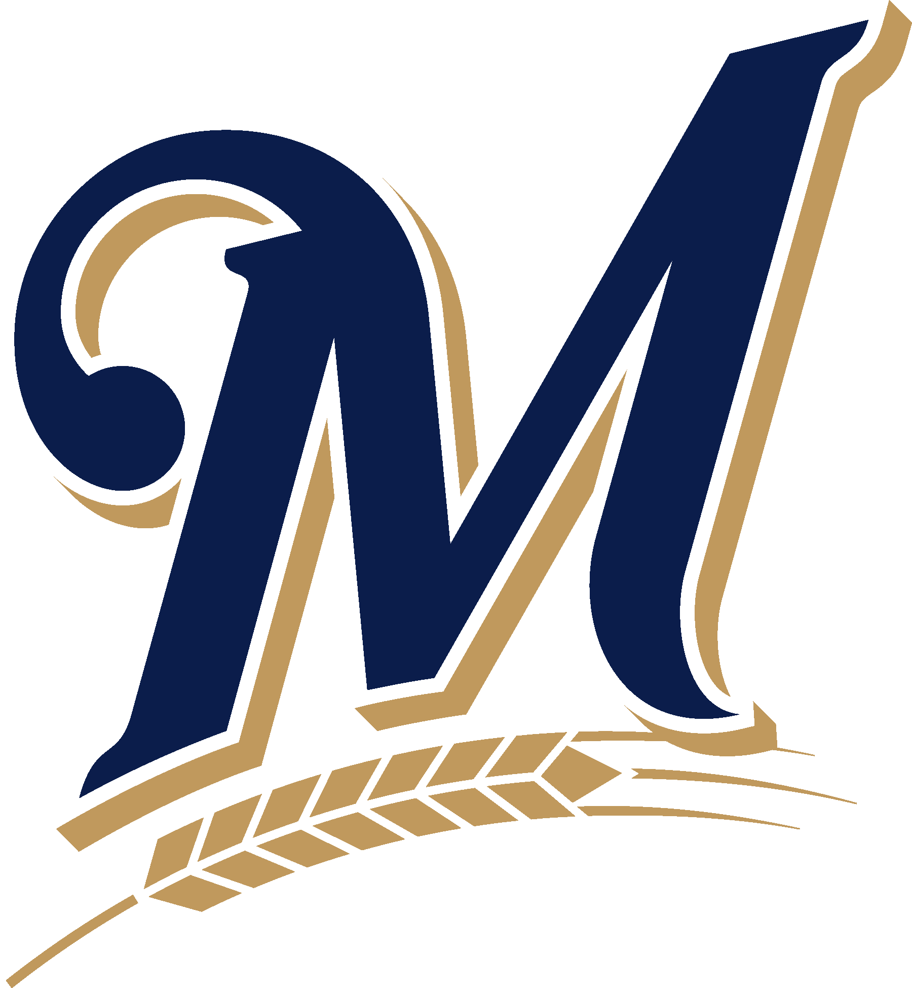 Milwaukee Brewers Logo Png - Milwaukee Brewers Pantone Colors Clipart (1800x1949), Png Download
