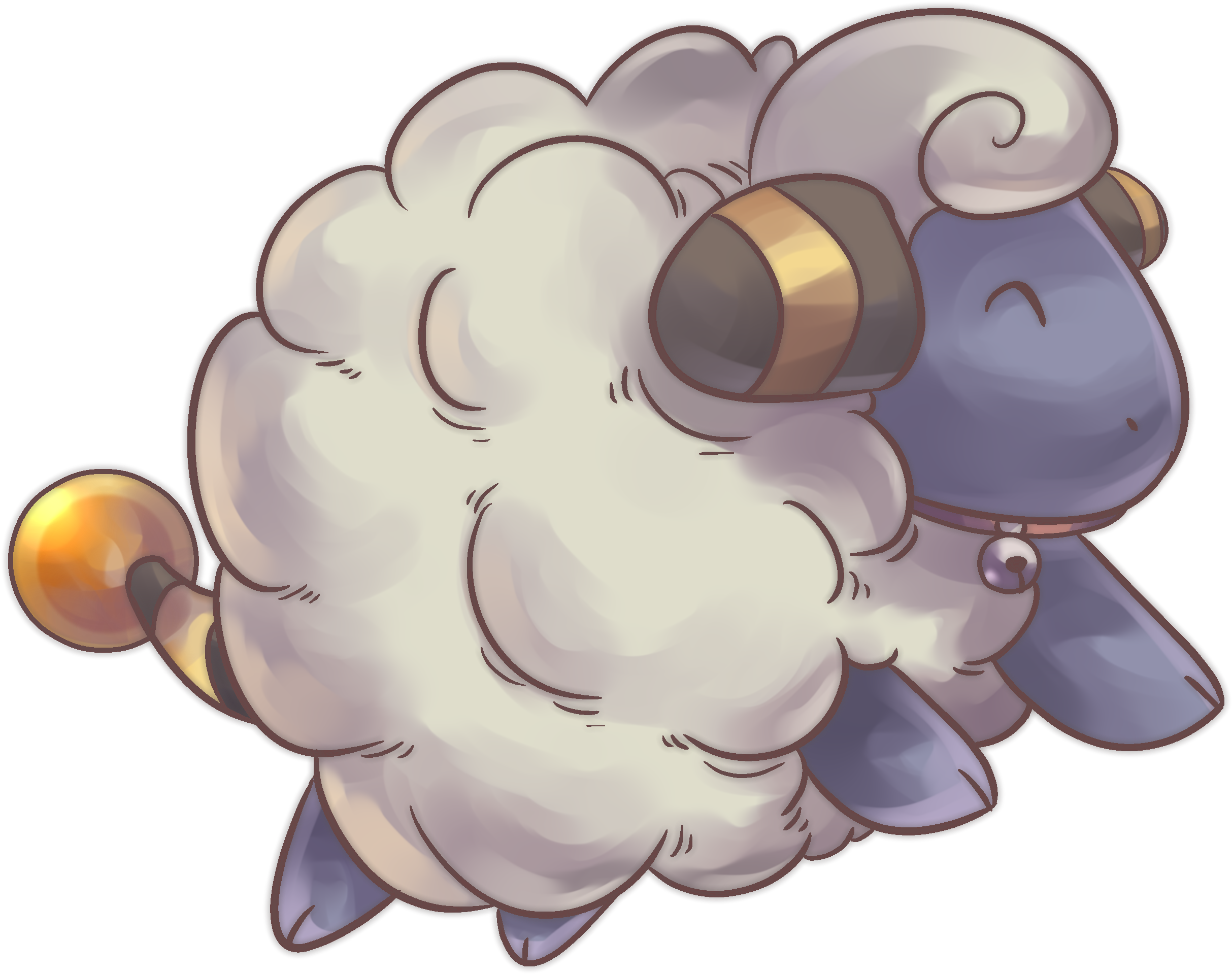 Bell , - Mareep Pokemon Clipart (2500x1933), Png Download.