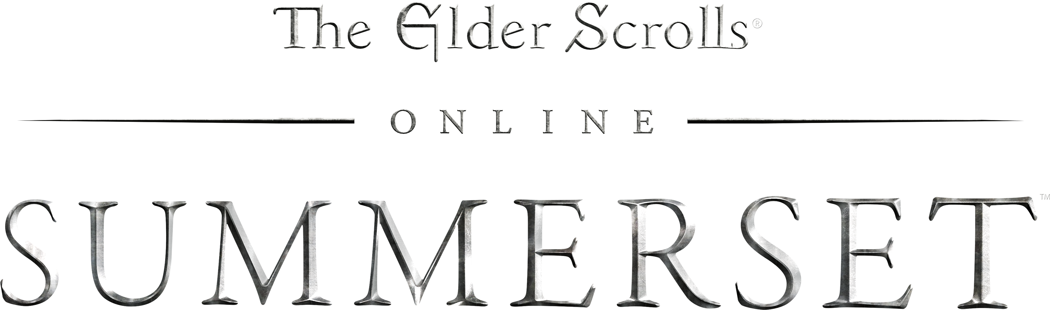 Massive New Summerset Chapter Now Available For Xbox - Calligraphy Clipart (4044x1408), Png Download