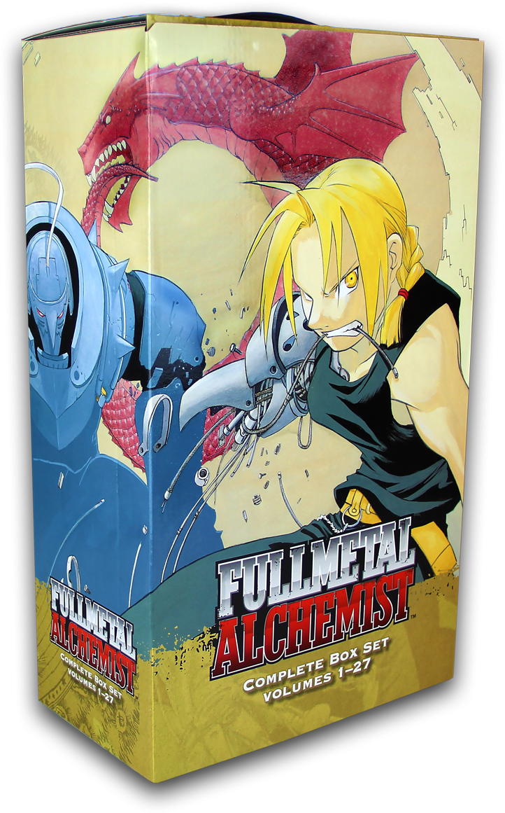 Fullmetal Alchemist Complete Box Set - Full Metal Alchemist Clipart (722x1161), Png Download