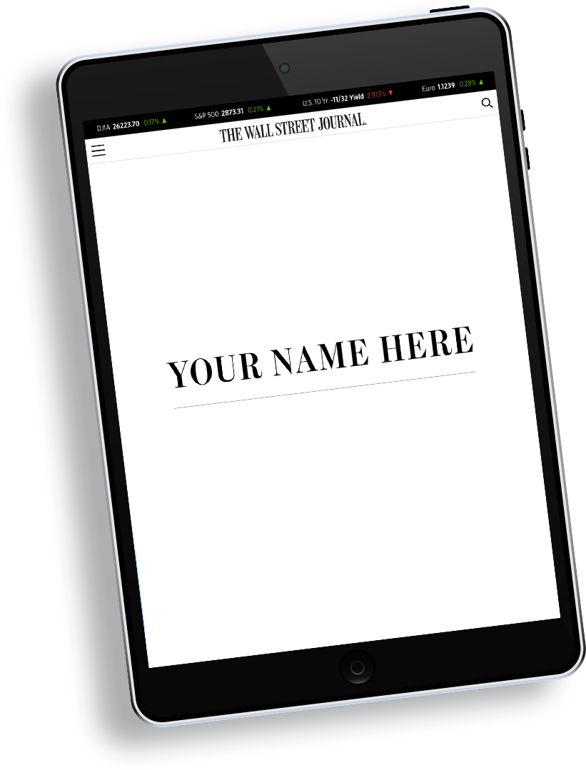 Prepare For Your Career With The Wall Street Journal's - Tablet Computer Clipart (821x1079), Png Download