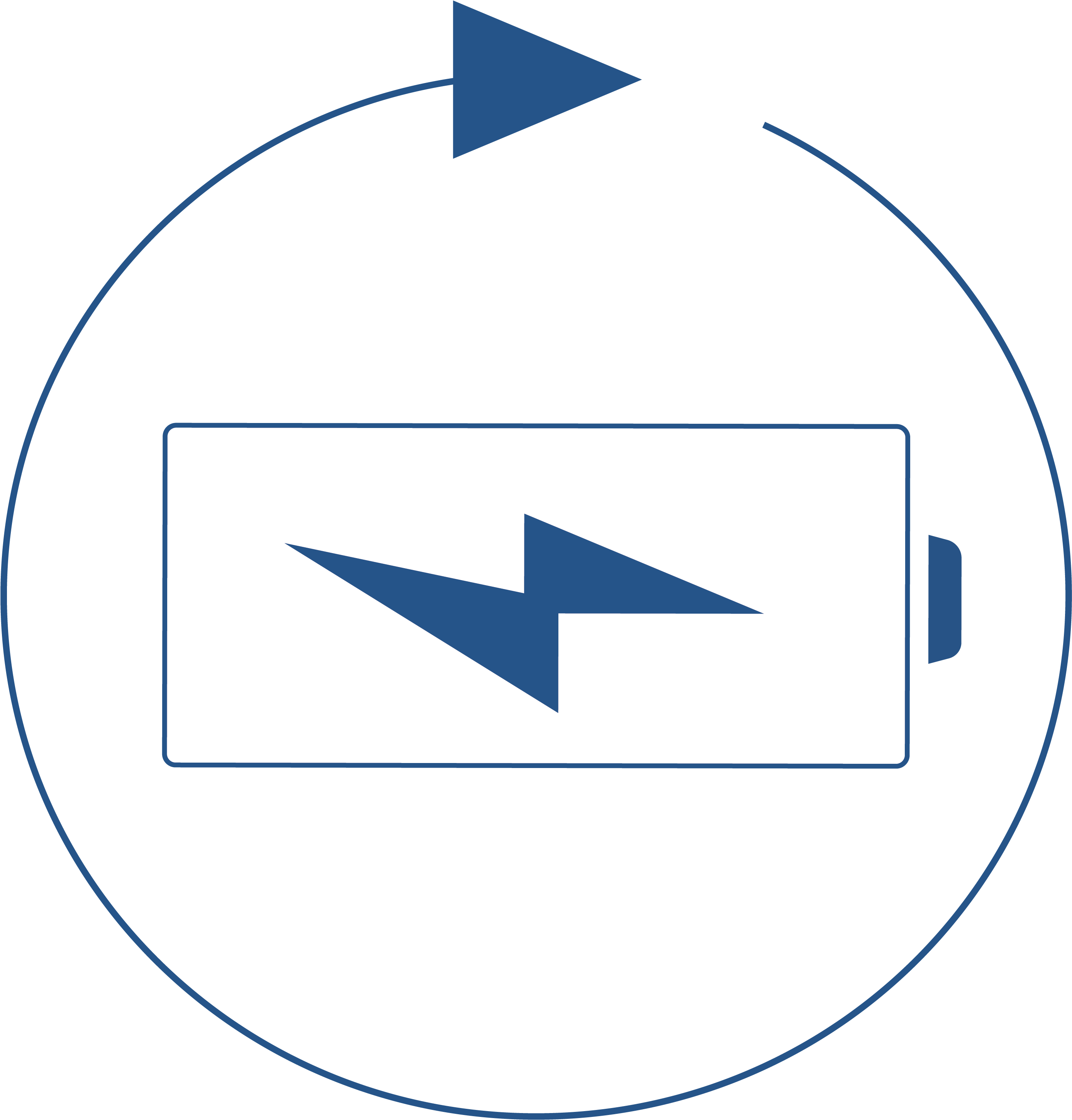 Rechargeable Battery - Circle Clipart (3333x3333), Png Download