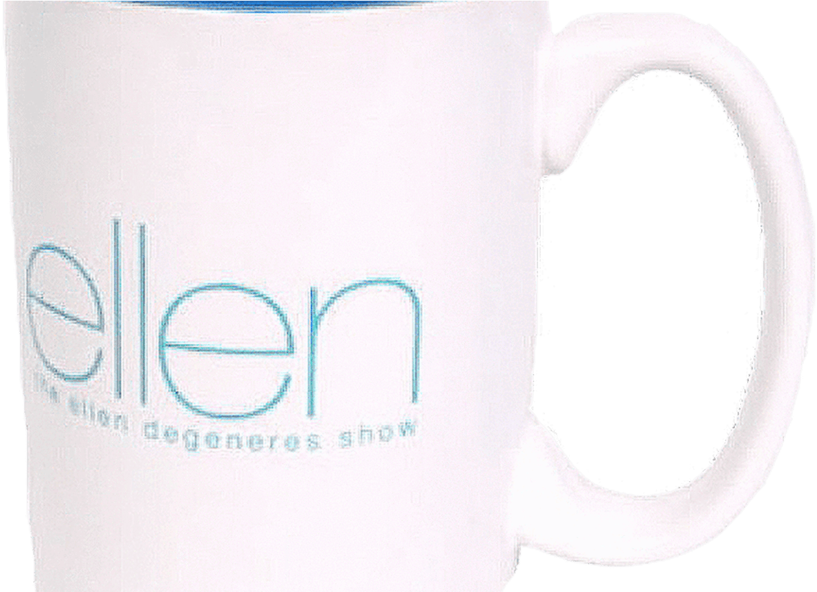 Official Ellen Degeneres Show Mug Blue - Coffee Cup Clipart (1181x856), Png Download