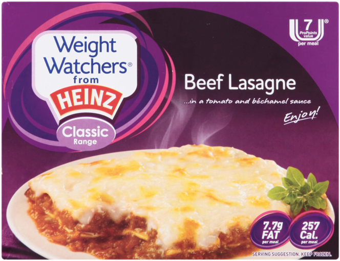 Weightwatchers Beeflasagne - Weight Watchers Ready Meals Lasagna Clipart (800x800), Png Download