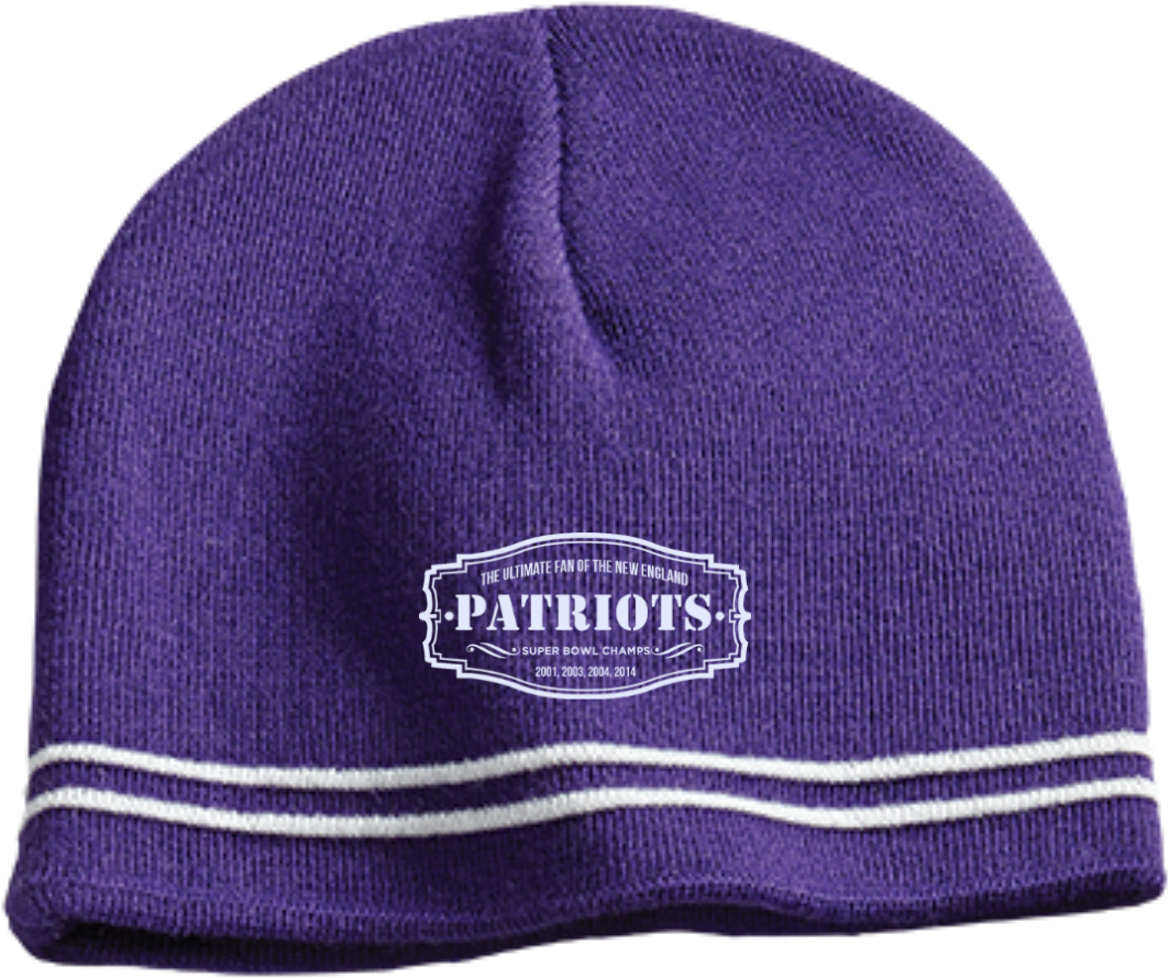 The Ultimate Fan Of The New England Patriots Colorblock - Beanie Clipart (1155x1155), Png Download