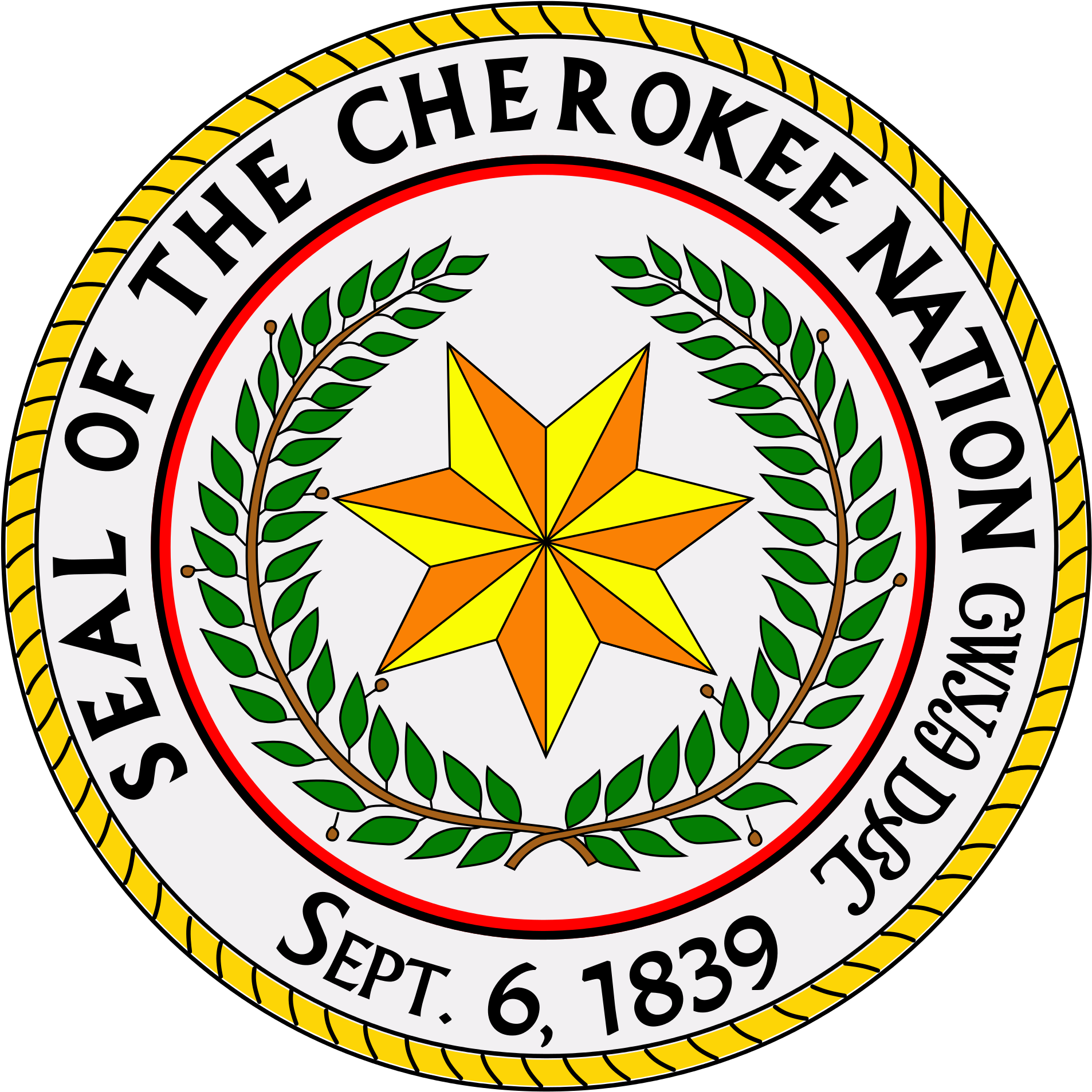 For Those Interested In Genealogy, There Will Be An - Cherokee Seal Clipart (2000x1977), Png Download