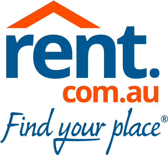 Rent Logo Tagline Hires - Rent Com Au Logo Clipart (951x669), Png Download