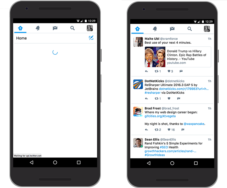 Twitter Mobile Progressive Web App - Delete Account In Messenger Clipart (800x686), Png Download