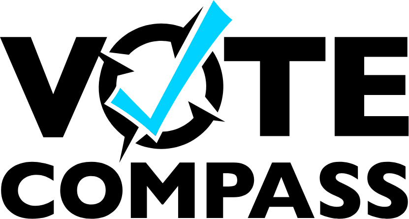 Vote Compass Logo - Vote Compass Clipart (831x445), Png Download