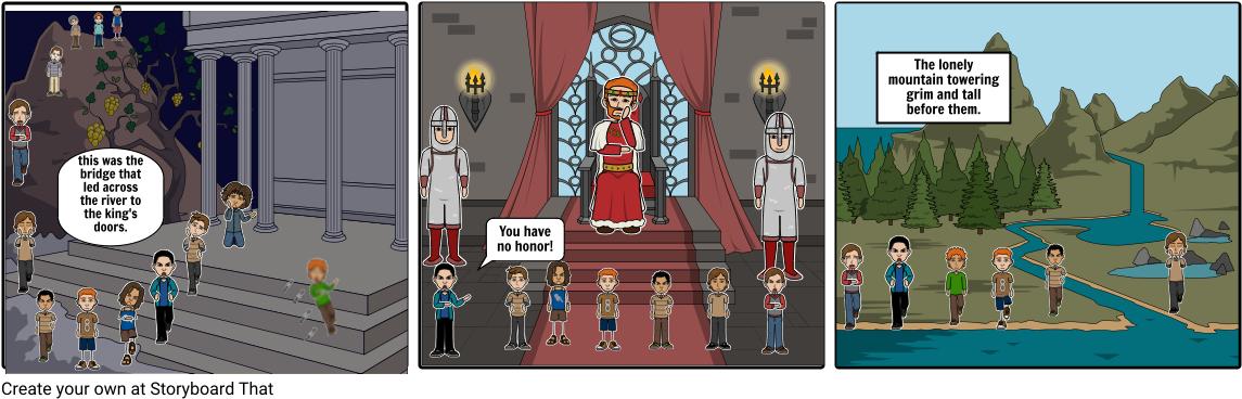 Hobbit - Cartoon Clipart (1164x385), Png Download