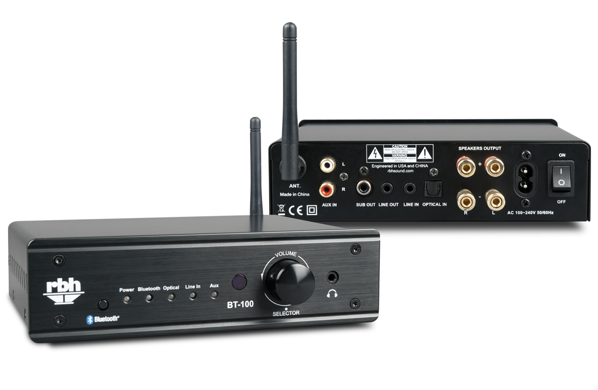 Bluetooth Stereo Amplifier - Bt Amplifier Clipart (1200x784), Png Download