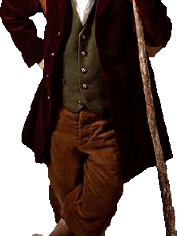 Hobbit Clipart Transparent - Bilbo Baggins - The Hobbit Movie Cardboard Stand Up - Png Download (640x480), Png Download