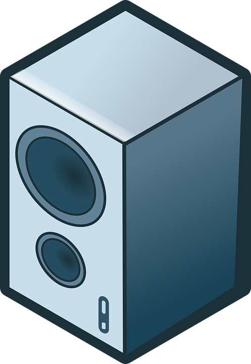 Speaker Amp Loudspeaker Isometric Amplifier Audio - Isometric Speaker Drawing Clipart (497x720), Png Download