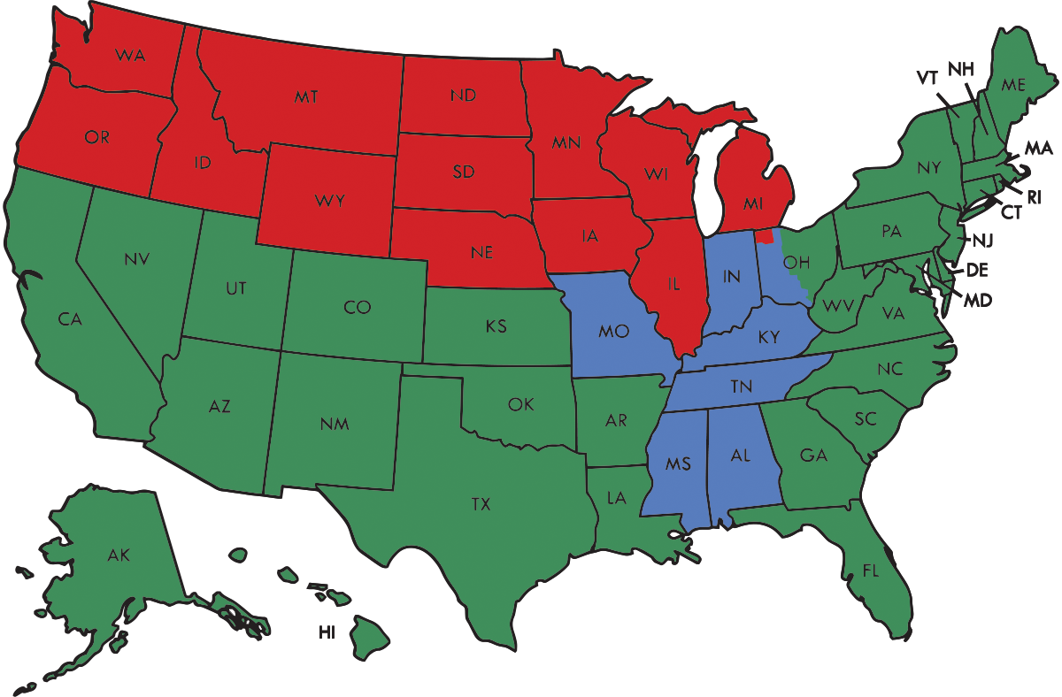 Usa State Map - Idaho Falls On A Map Clipart (1200x788), Png Download