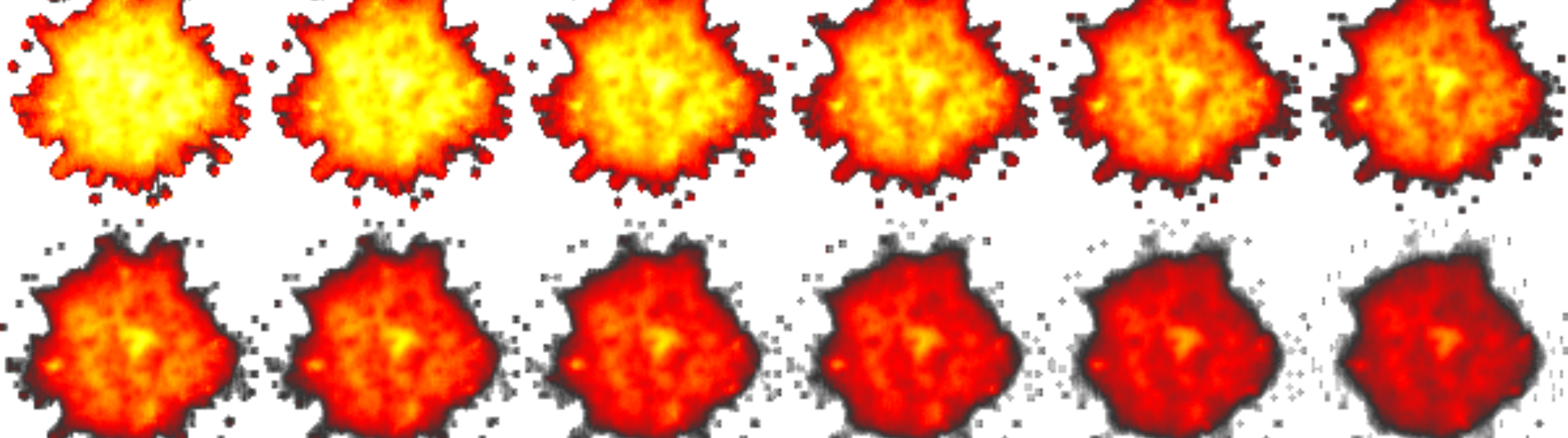 Turbulence - Explosion Sprite Sheet Png Clipart (2000x560), Png Download
