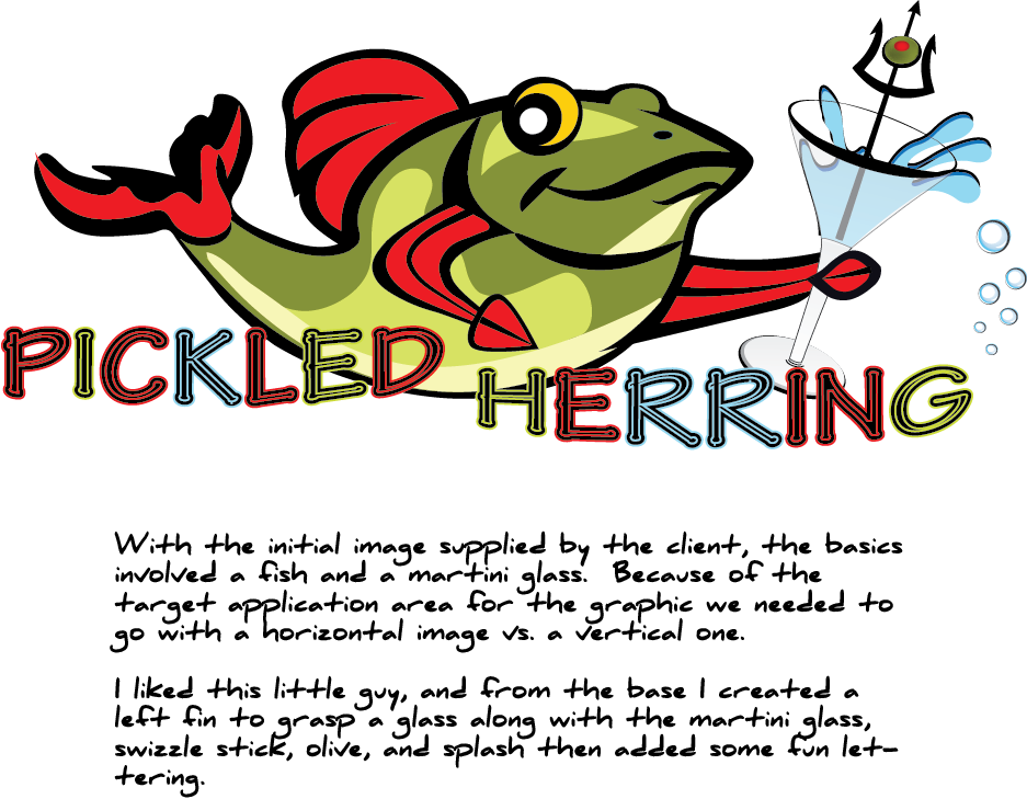 Pickled Herring - Cartoon Clipart (937x729), Png Download